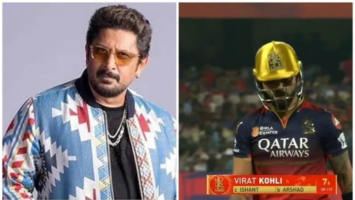 Fans humorously blamed Arshad Warsi for Virat Kohli’s dismissal against Gujarat Titans 
